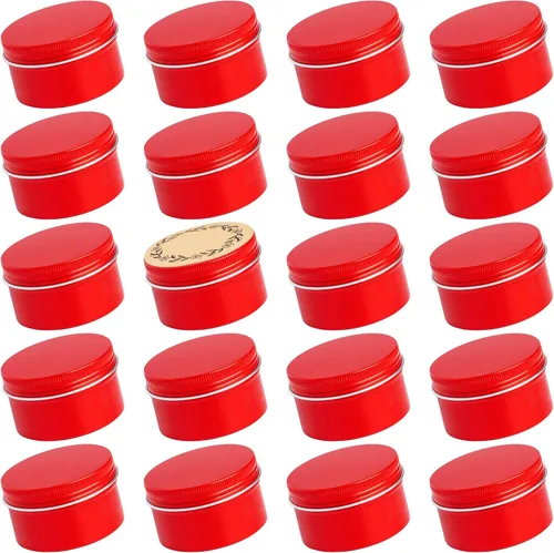 Vista 11 de Latas de aluminio con tapa de rosca verde de 4 oz (4.1 fl oz) con etiquetas