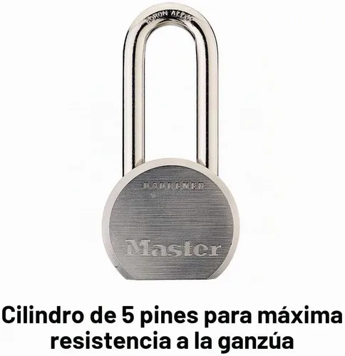 Vista 4 de Master Lock 930DLHPF Candado con Llave, Acero endurecido
