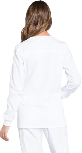 Vista 2 de Cherokee Workwear Profesionales Snap Front Warm-up Scrub Jacket