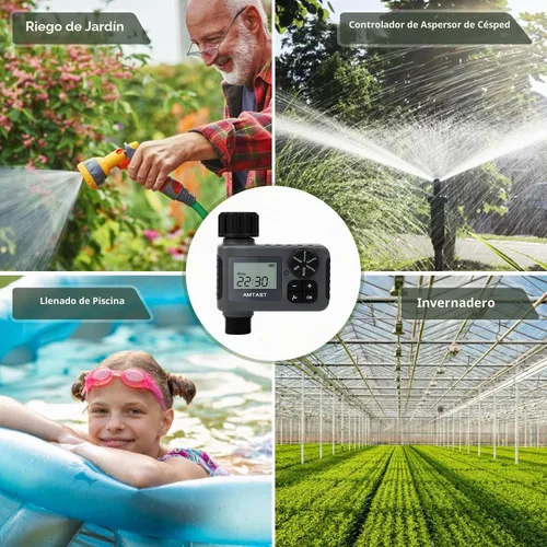 Vista 7 de Temporizador de rociadores programable para manguera de jardín