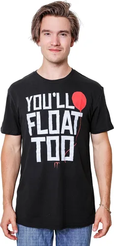 Vista 3 de It Camiseta para hombre adulto con texto en inglés "You Float Too Pennywise Balloon