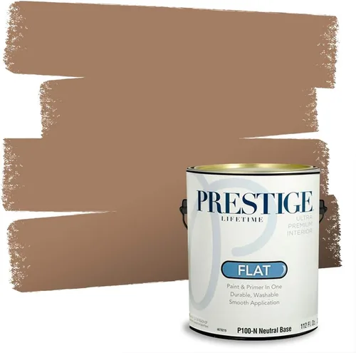 Vista 54 de PRESTIGE Pintura exterior e imprimación en uno, bronceado Aberdeen, plano, 1 galón