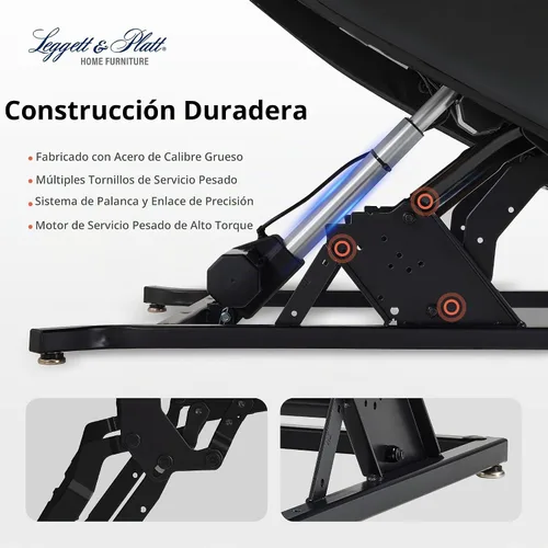 Vista 4 de MCombo 500lbs silla de elevación resistente para ancianos, 28 "asiento Negro