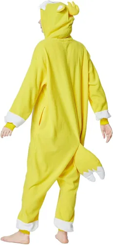Vista 2 de OGU DEAL Pijama de Sonic para adultos disfraz de Halloween disfraz de dibujos animados para hombres y mujeres