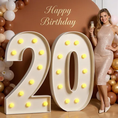 Vista 81 de Kit de tablero de espuma precortada de espuma precortada para 7º y 70º cumpleaños con números 7 grandes de 3 pies Número 7