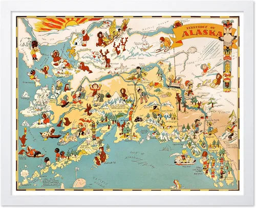 Vista 30 de Poster Master Póster retro de viaje con mapa monumental vintage de Florencia, arte italiano, gran regalo para hombres, mujeres, amantes