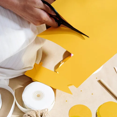 Vista 7 de Goefun 100 Sheets Yellow Cardstock 8.5 x 11 65lb Paper Amarillo