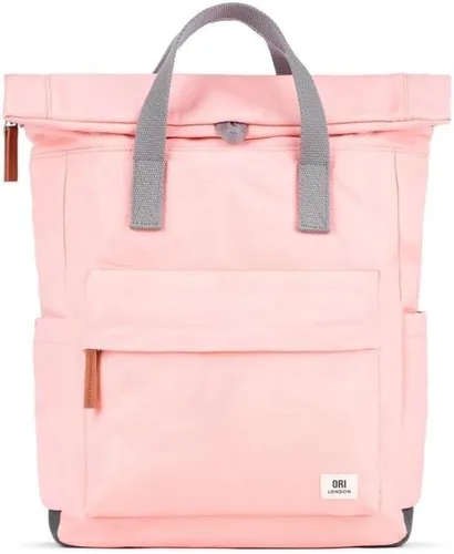 Vista 10 de ORI LONDON Mochila Rolltop para hombre y mujer - Mochila de viaje mediana de nailon para portátil y accesorios - The Canfield, Palta, Mediana