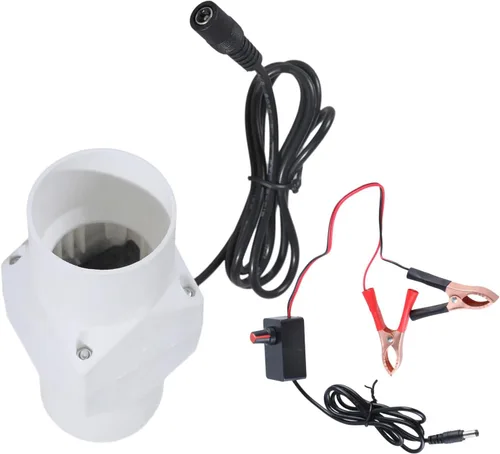 Vista 4 de En línea soplador de aire de sentina marina soplador de aire de sentina 12V eléctrico en línea ventilador eléctrico en línea ventilador marino