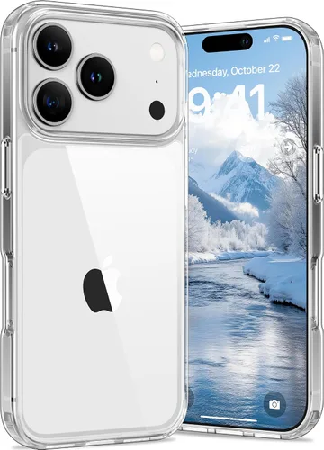 Vista 28 de Vakoo Funda transparente para iPhone 11 Pro Max, antiamarilleo, color negro