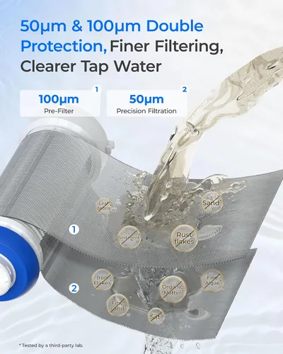 Vista 3 de Waterdrop Cartucho de repuesto AP431 para Aqua-Pure AP431, filtro inhibidor de escala de calentador de agua