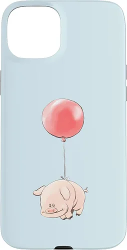 Vista 9 de Adorable Pig Flying Design Whimsical Piglet with Wings Case for iPhone 17