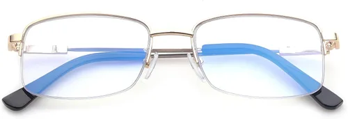 Vista 7 de Newbee Fashion Gafas de lectura multifocales progresivas con bloqueo de rayos azules, brazo de titanio con memoria