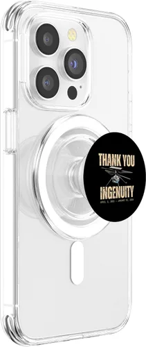 Vista 3 de Thank You Mars Helicopter Ingenuity PopSockets MagSafe PopGrip for iPhone