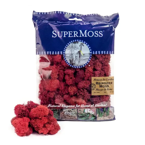 Vista 10 de SuperMoss 21786 Musgo de Reno Preservado Negro, Aprox. 3 lb Estuche a Granel