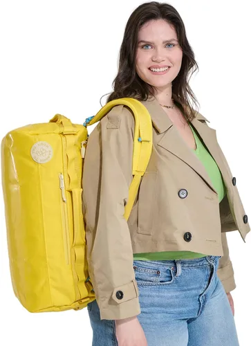 Vista 6 de Baboon to the Moon Go-Bag Small 40L - Correas desmontables, bolsa de lona pequeña para viajes, bolsa de gimnasio para mujeres, bolsa de viaje