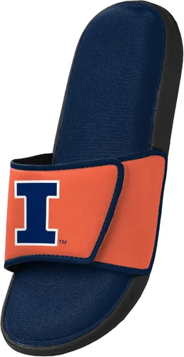 Vista 32 de FOCO Sandalias deportivas de espuma para ducha con logotipo de equipo universitario de la NCAA para hombre