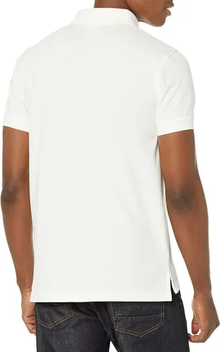 Vista 2 de Brooks Brothers Men's Short Sleeve Cotton Pique Stretch Logo Polo Shirt