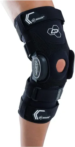 Vista 2 de DonJoy Performance Bionic rodillera de ACL de cierre completo - 4 puntos de apoyo con bisagras articuladas para protección de ligamentos, lesiones