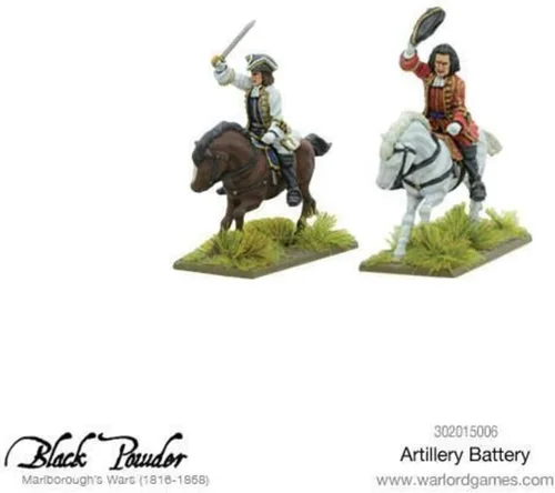Vista 3 de Polvo negro Marlborough's War Artillery Battery Military Table Top Wargaming Plastic Model Kit 302015006