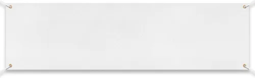 Vista 28 de Zonon Pancartas grandes en blanco y letreros de tela Oxford de poliéster para decorar con cuerda colgante para pared interior y exterior, carteles