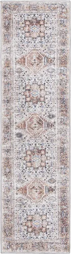 Vista 28 de Unique Loom Yara Collection - Sunil - Alfombra rectangular (2 x 3 pies, rectangular, marfil almendra/negro)