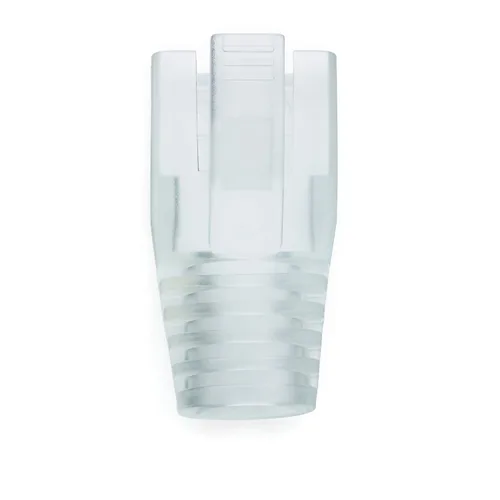 Vista 5 de trueCABLE - Botas de alivio de tensión RJ45, cubierta de PVC de 0.157 pulgadas, transparente, 100 piezas