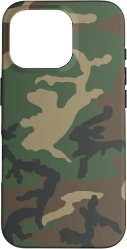 Vista 20 de Funda M81 Woodland Camouflage para iPhone 17