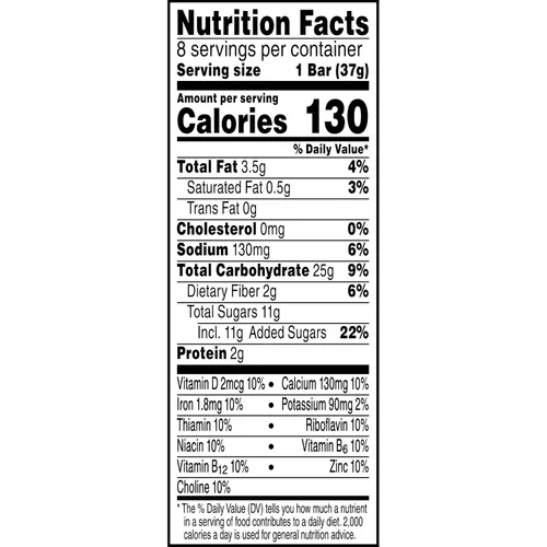 Vista 12 de Barras de desayuno Nutri-Grain, hechas con granos enteros de 0.35 oz, barras de aperitivos, fresa, caja de 10.4 onzas (8 unidades)