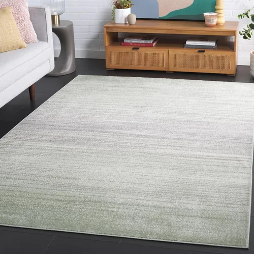Vista 19 de SAFAVIEH Adirondack Collection - Alfombra decorativa, 2 pies 6 pulgadas x 4 pies, color negro y gris, diseño moderno, no desprende pelusa y de fácil