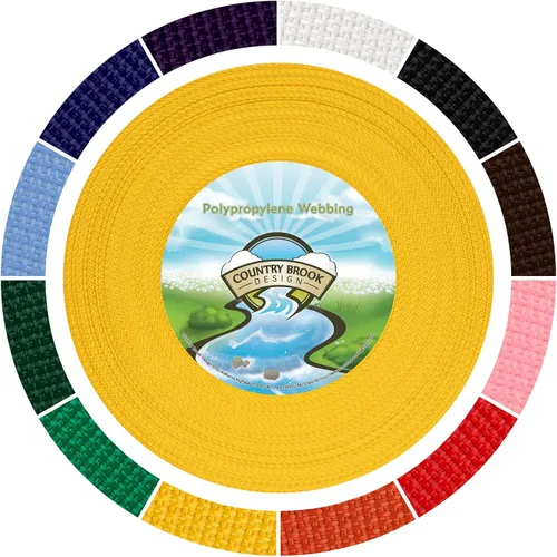 Vista 9 de Country Brook Design - Correa de polipropileno (Polypro) de 1/2 pulgada Negro