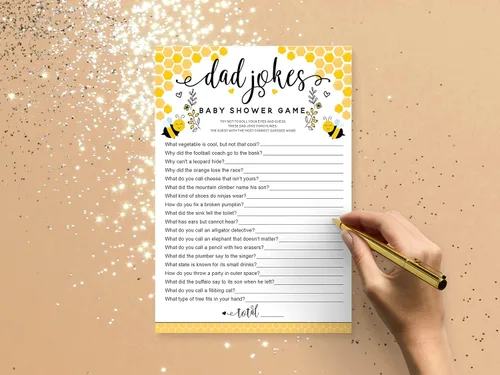 Vista 3 de Your Main Event Prints Paquete de 50 juegos para baby shower, divertido juego de bromas para papá, ideal para baby shower, baby shower, baby