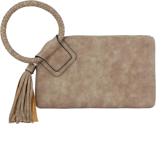 Vista 46 de Monedero de mano para mujer, cartera de noche con correa de mano, informal, formal, de cuero vegano, Metro Muse