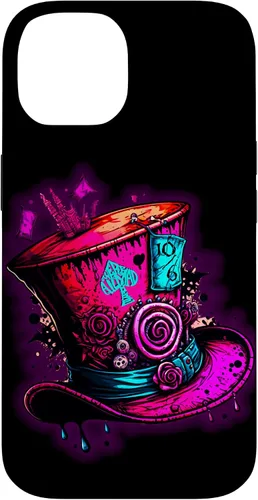 Vista 4 de Funda para iPhone 11 Pro Max We're All Mad Here Pink Steampunk Alicia en el país de las maravillas