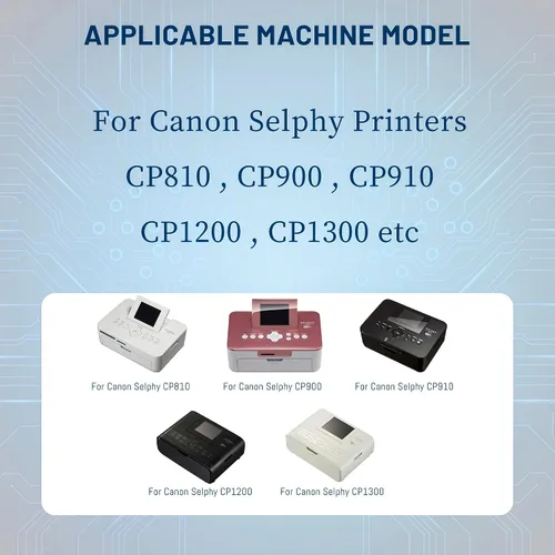 Vista 3 de Batería NB-CP2L con cargador para impresoras fotográficas Canon SELPHY CP1300, CP1200, CP100, CP200, CP220, CP300, CP330, CP400, CP510, CP600