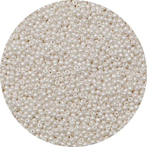 Vista 30 de Bala&Fillic Tamaño casi uniforme Cuentas de semillas redondas de color verde ejército de 2 mm Aproximadamente 10000 piezas/110 gramos en caja