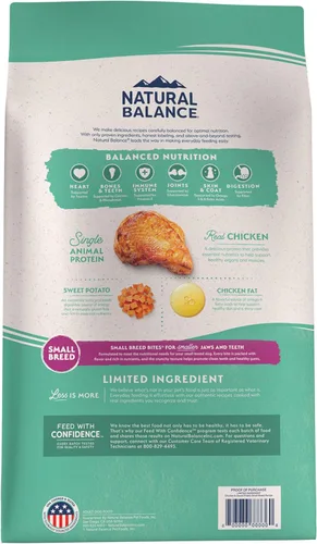 Vista 10 de Natural Balance Ingredientes limitados, pollo y batata, 12 libras