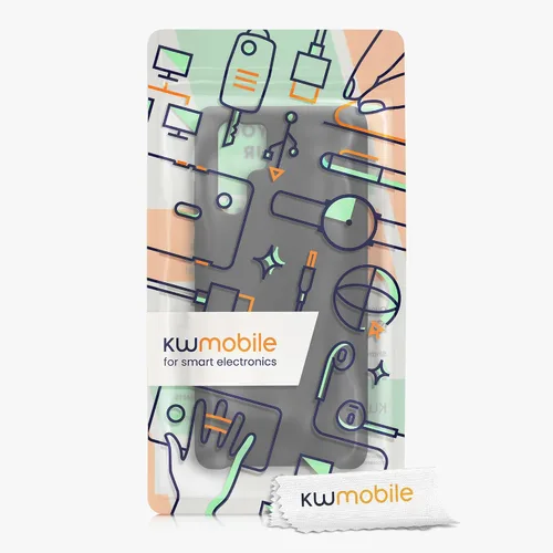 Vista 7 de kwmobile Funda compatible con Huawei P30 Pro - Funda de silicona TPU con acabado suave - Negro mate