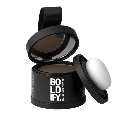 Vista 22 de Boldify - Polvo de línea capilar para retoques de raíz, color marrón ceniza, 0.14 oz Marrón cenizo