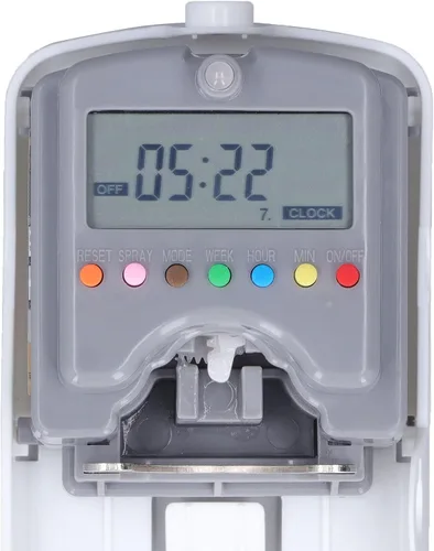Vista 5 de Dispensador automático de ambientador en aerosol, dispensador de fragancia ABS de montaje en pared, mini dispensador de perfume en aerosol