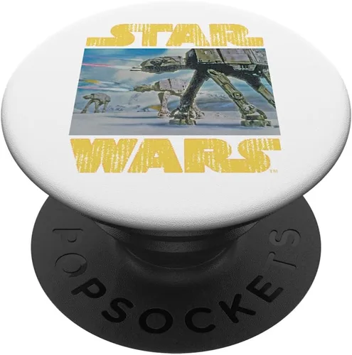 Vista 6 de Star Wars PopSockets MagSafe PopGrip vintage imperial AT-AT Battle of Hoth para iPhone