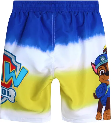 Vista 6 de Nickelodeon Paw Patrol - Traje de baño para niños Chase Marshall Rubble TMNT UPF 50+ - Pantalones cortos de natación para niños pequeños y niños