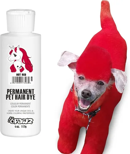 Vista 9 de OPAWZ Tinte permanente para el pelo de los perros, tinte para el pelo de las mascotas utilizado de forma segura por salones de aseo durante una
