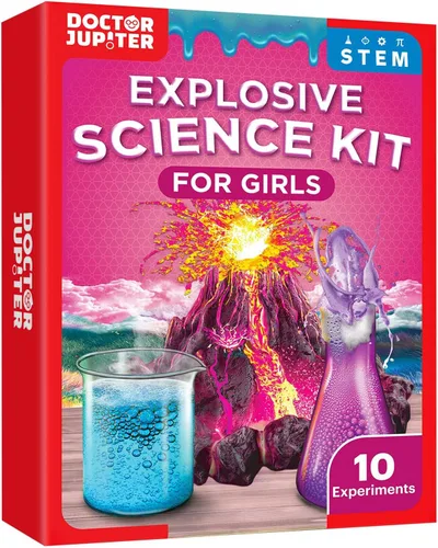Vista 10 de Doctor Jupiter Set de Regalo Científico Primero para Niñas de 4+ Set de Kit Científico Primero para Niñas y Kit Científico Increíble Ideas