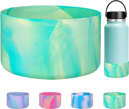 Vista 14 de HEYSKAY Protective Flask - Bota de silicona de 12 a 40 onzas para botella de agua Hydro Flask, y compatible con Stanley Tumbler, Yeti, Simple