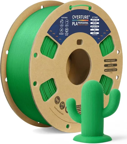 Vista 28 de Overture PLA Plus (PLA+) Filamento de 1/16 pulgadas, dureza mejorada con rollo PLA, con superficie de construcción 3D de 7.87 × 7.87 pulgadas, PLA