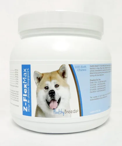 Vista 37 de Healthy Breeds Afghan Hound Z-Flex Max - Masticables suaves para cadera y articulaciones, 100