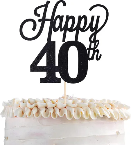 Vista 60 de 1 paquete de decoración para pastel de 12 años, purpurina negra número 12, doce cumpleaños, decoración para felicitaciones a 12 años de edad, 12