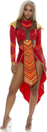 Vista 4 de Wakanda Forever Epic Warrior - Disfraz sexy de cómic