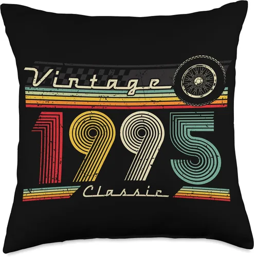 Vista 4 de 1995 vintage birthday retro Limited Edition men woman gift Throw Pillow